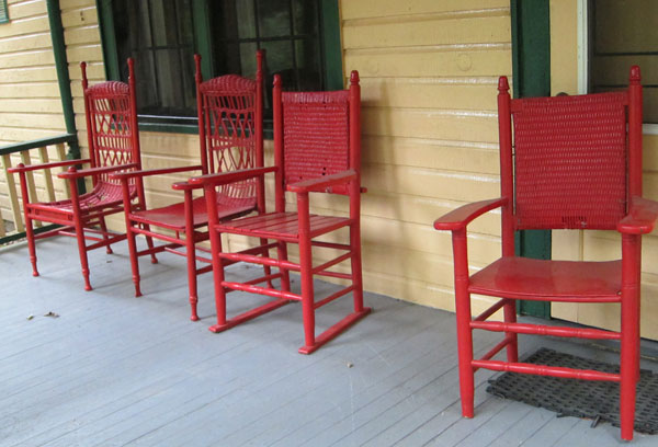 And at the end of today's journey was the late 19th century resort The Opincon. Not much changed from the 1890's and reminding me of the old summer resort experiences that have spurned my "shunpiking." An easy comfortable afternoon, an easy retirement!