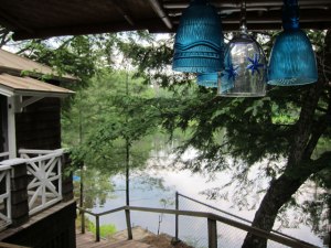 Looking out at Vilas Pool