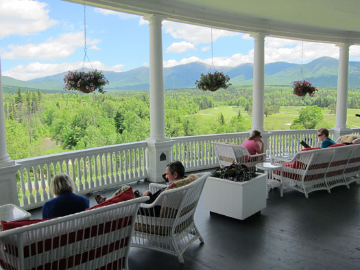 Cathy and I enjoyed glasses of wine at this spot looking at Mt. Washington in about 2000.