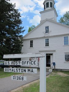 We parked in Royalston.