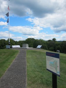 Bennington Battlefield. Small spot on top of this hill.