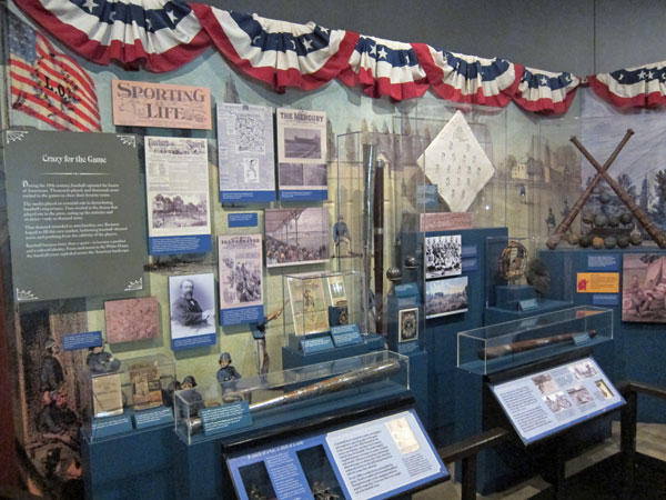 I loved the early baseball history displays.