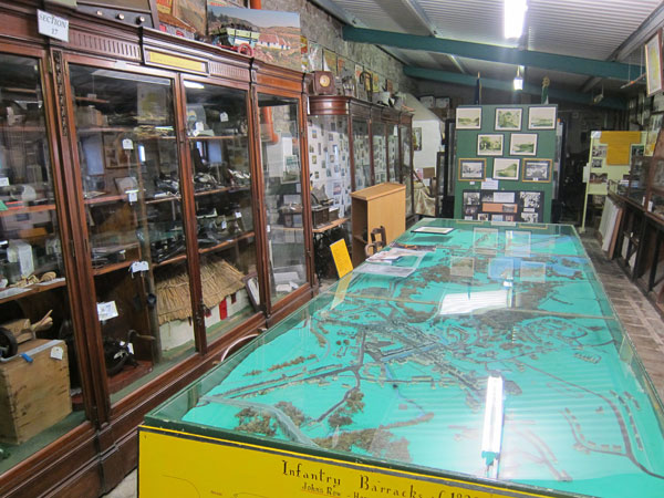 Westport Heritage Centre model of the town.