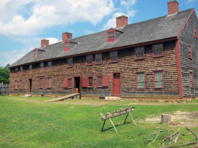 Old Fort Western, Augusta, Maine.