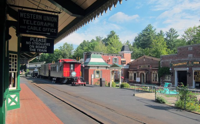 Just inside the entrance to CLARK'S TRADING POST
