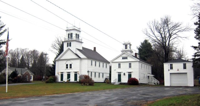 Unique (I think) village green in West Granville, MA.