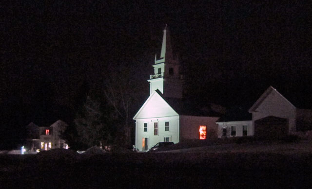 Downtown Temple, New Hampshire