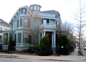 Captain Haskell's Octagon House, New Bedford, Massachusetts.