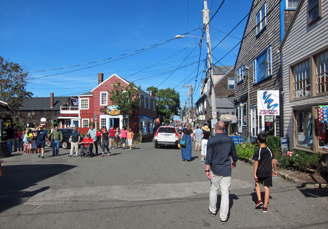 Gary and Alex heading down the "main" street.