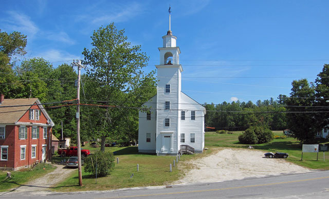 Downtown Lempster, NH, from the attic of the 1794 Country Store. (more on that shortly)