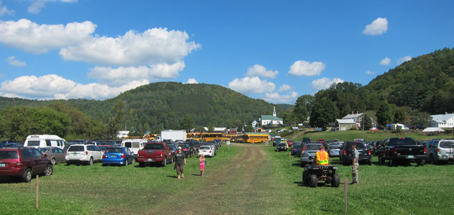 Approaching the 144th Tunbridge World's Fair.