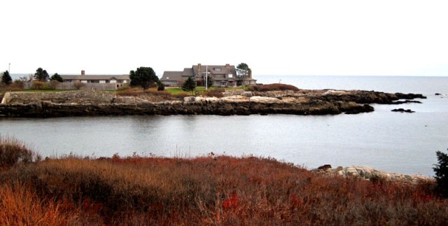 Walker Point, Kennebunkport on a rainy day.