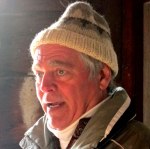 Bill Jenney relating much history in the homestead